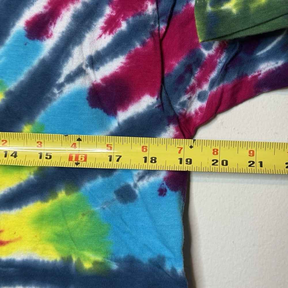 Vintage Tie-Dye Spiral Pattern Graphic T-Shirt XL BVD - Picture 5 of 8